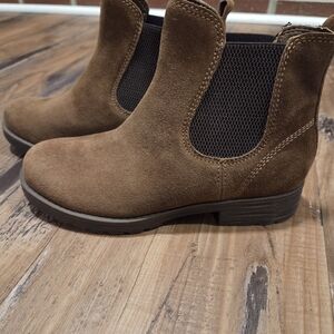 Brown Suede Ankle Boots